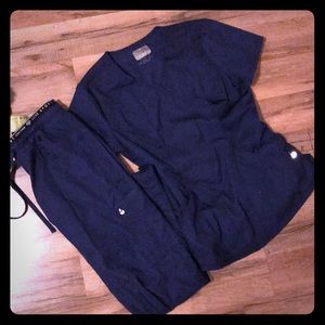 Navy blue scrubs